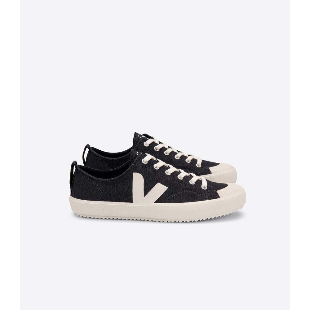 Pantofi Barbati Veja NOVA CANVAS Black/White | RO 246QMA